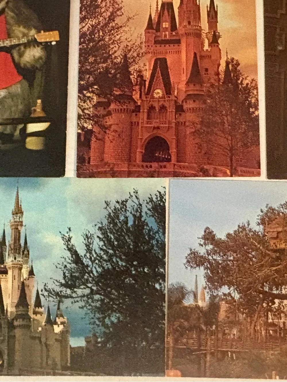 Disney World Vintage Postcards- 1970's- 8 total postcards